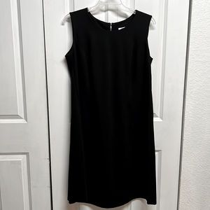 NYGARD Black Rayon Nylon Stretch Sleeveless Dress Size 18W